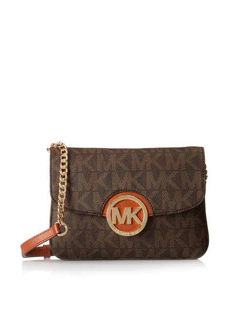 Michael Kors Women's Fulton Flap Gusset Crossbody 